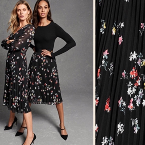 Ann Taylor Meadow Floral Pleaded wrap Dress size 6T like new dress no tags - Picture 8 of 16